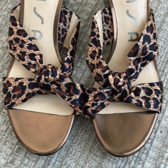 Unisa Sandals Cat Print Cheetah Leopard Size 9 - Picture 3 of 9